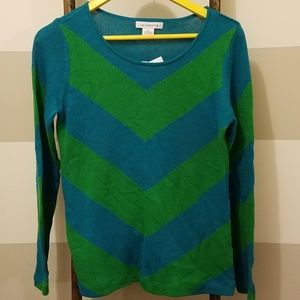 Liz Claiborne Chevron top